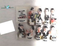 FEVE 10 FEVES SERIE COMPLETE  "100 ANS CINEMA LAUREL ET HARDY" 1995  -28-
