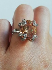 bague en argent 925 ancienne oxyde de zirconium