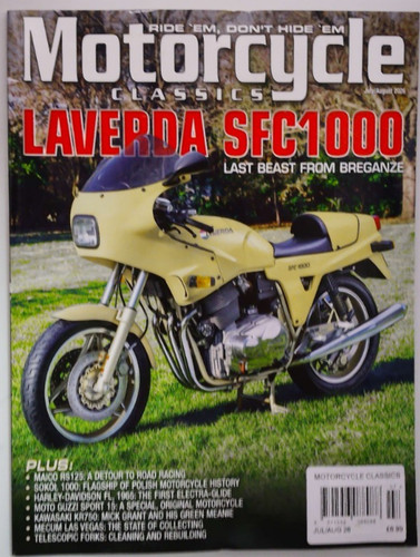 Motorcycle classics magazine - motorcycle,