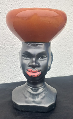 Vase africaniste céramique - vase,