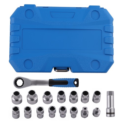 17pcs coffret douilles - de,