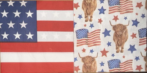 Two paper luncheon decoupage - two,