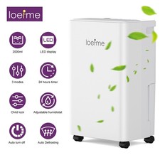 16L/Jour Déshumidificateur Électrique Déshumidificateur d'Air Séchoir d'Air 45m²