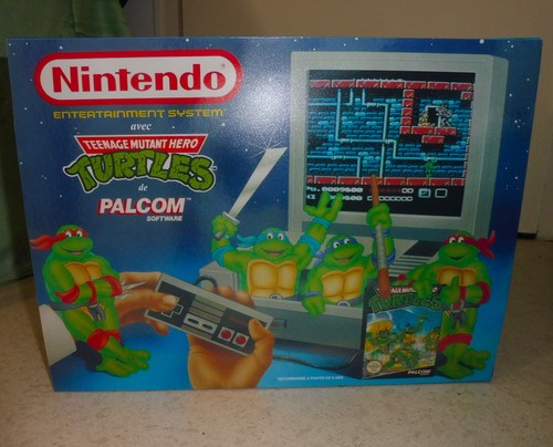 Nintendo nes custom box tmnt - custom,