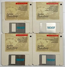 Logiciel Adobe Photoshop 2 de 1991 Macintosh (processeur 680x0) - 4 disquettes