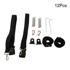 Kit d'attache d'auvent noir