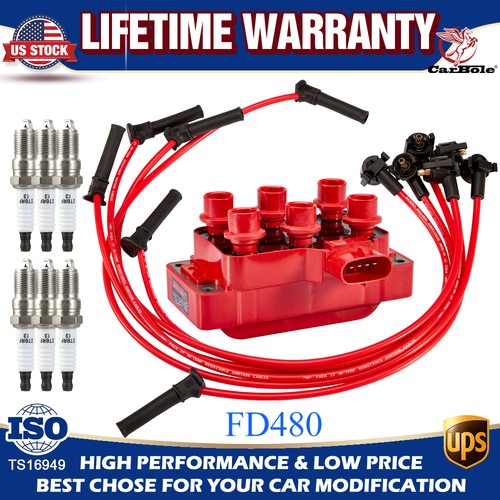 Fd480 coil spark plug - &, 6