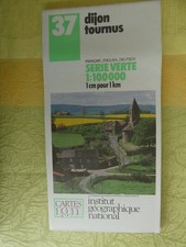 CARTE IGN serie verte 37 dijon