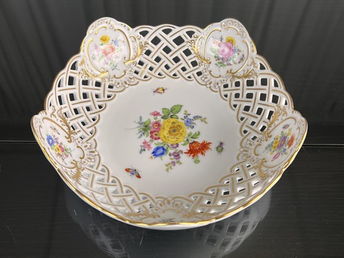 Meissen bol panier cassé - bol,