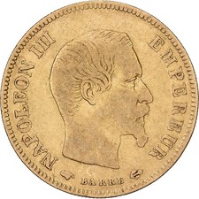France, 10 Francs, Napoléon III, 1857, Paris, Or, TB, Gadoury:1014, KM:784.3