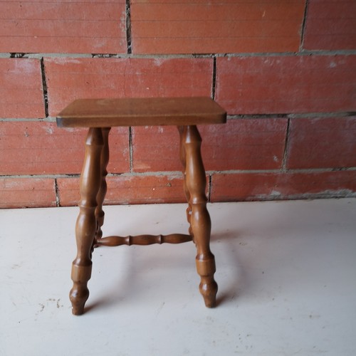Tabouret vintage 1970 - tabouret, bois