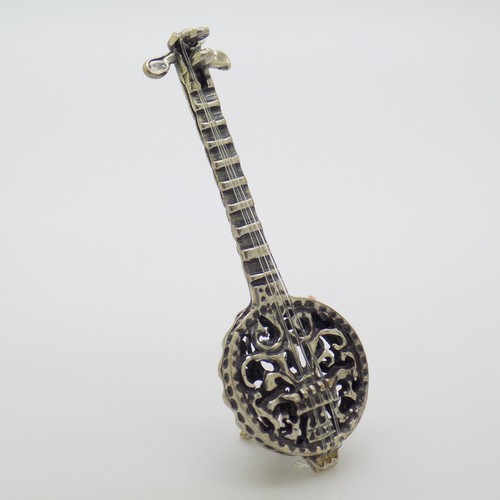 Mandoline miniature argent - miniature,