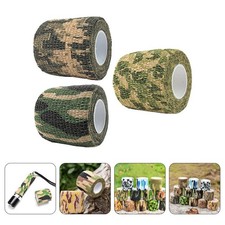 3 Rolls Self Adhesive Tape Multi-pack Ruban De Camouflage Rubalise