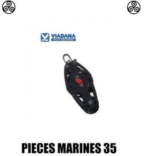 POULIE WINCH COMPOSITE VIOLON Ø 57 MM VIADANA 14.50 CORD 10 MM