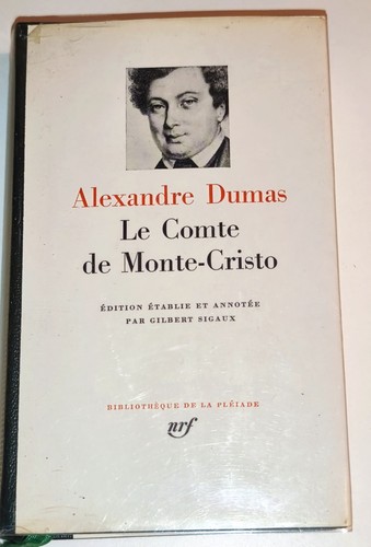 Dumas pléiade comte - pléiade, de