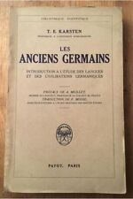 Les anciens Germains, introduction à l'étude des langues et des civilisations ge