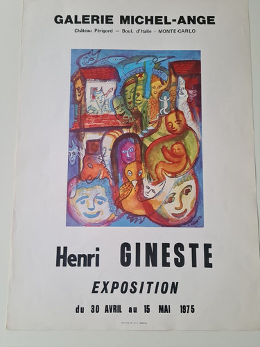 Affiche originale exposition - affiche,