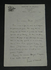 Louis DUMUR - Lettre