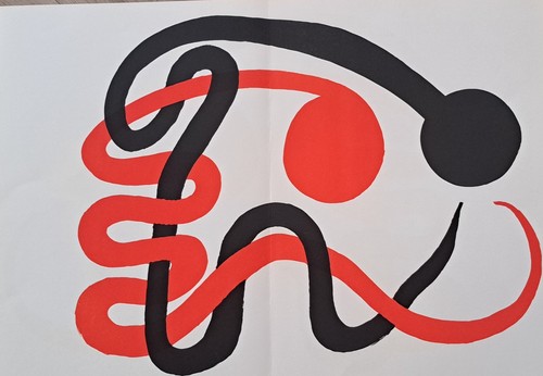 Calder lithographie derriere - calder, ,