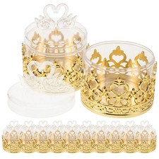  12 Pcs Boite Dragées Mariage Contenants De Bonbons Porte-bonbons