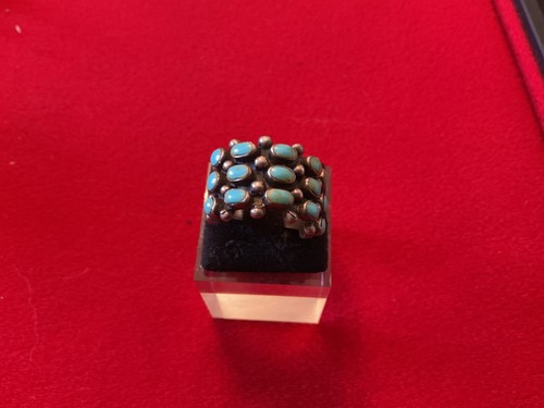 Bague argent turquoise indien - turquoise,