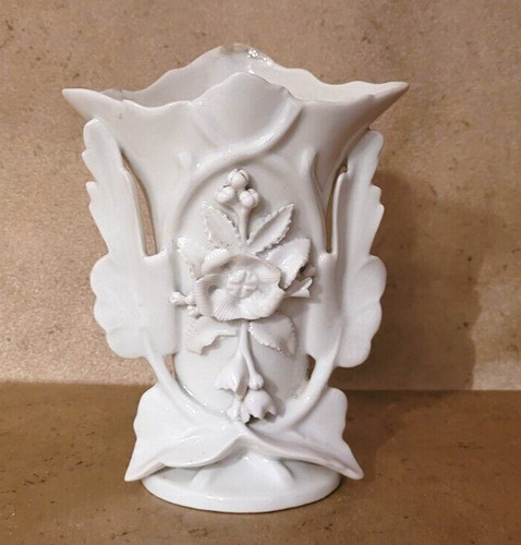 Vase église porcelaine - en,