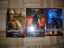 LOT 3 LIVRES ZOMBIES : SURVIVANTS TOME 1 A 3 DE D.J MOLLES