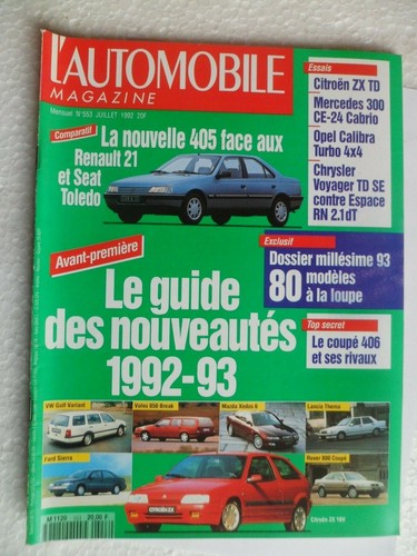 Automobile magazine 553 - l'automobile, n°553