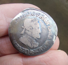 Henri IV , 1/2 demi franc 1604 D Lyon