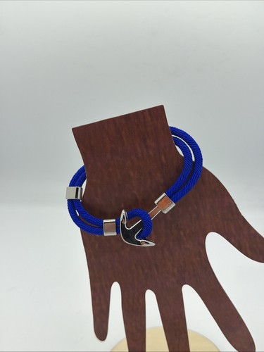 Bracelet homme corde bleue