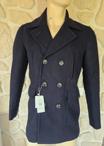 Manteau bleu marine dax - bleu,