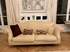 Gilles Nouillac Saint-James (Nobilis fabric) sofa 192cm length yellow gold color