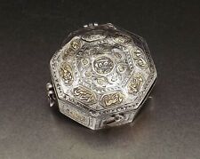 TABATIERE EN ARGENT MASSIF