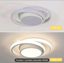 Plafonniers LED, Plafonnier, Dia 28cm Luminaire de Plafond Design Moderne