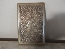 ANCIEN étui à Cigarettes en ARGENT 800 Extrême Orient