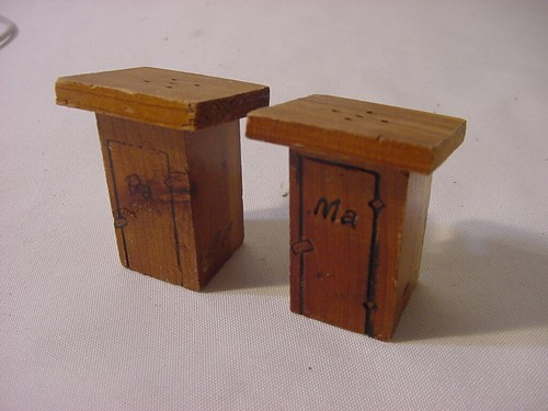 Vtg salt pepper - &, 2