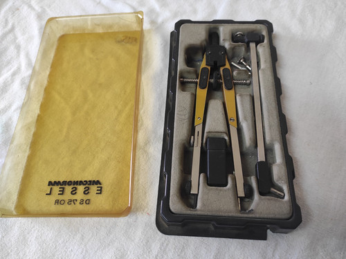 Ancienne boîte compas - boîte,
