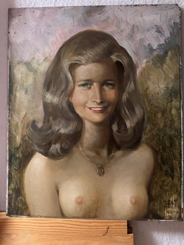 Pierre piget huile sur panneau - huile,