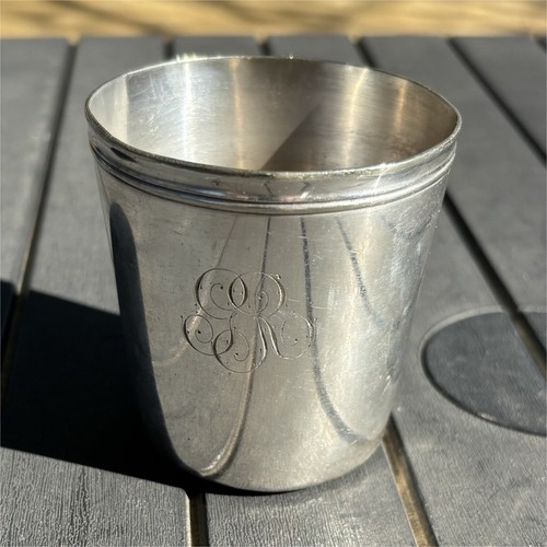 Timbale tasse de baptême - timbale,