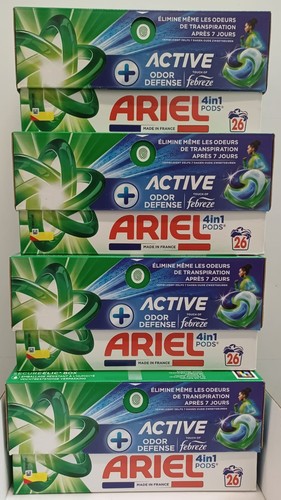 Lessive ariel active odor - +,
