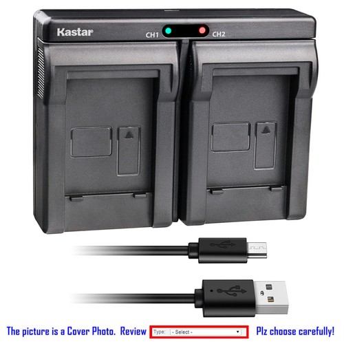 Kastar battery dual charger - battery,