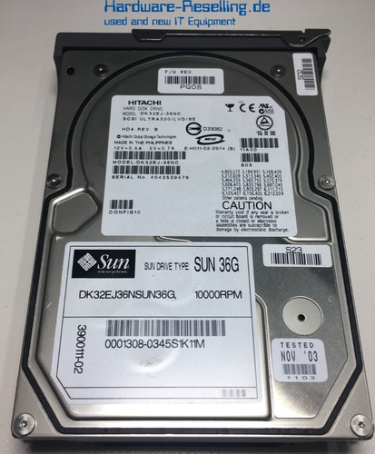 Hitachi sun 36gb scsi u320 - hitachi,