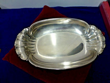 corbeille Gallia pour Christofle,art nouveau,nénuphars et perles,31x26cm