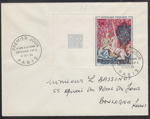 France oct 1964 enveloppe - 1964,