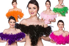 Boas de Plumes Femmes Accessoire Déguisement Charleston Rocky Forror Boa Plume
