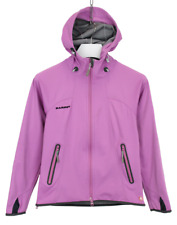 Veste MAMMUT Gore Femme Petite Coupe-Vent À Capuche Soft Shell Avec Passe-Pouces