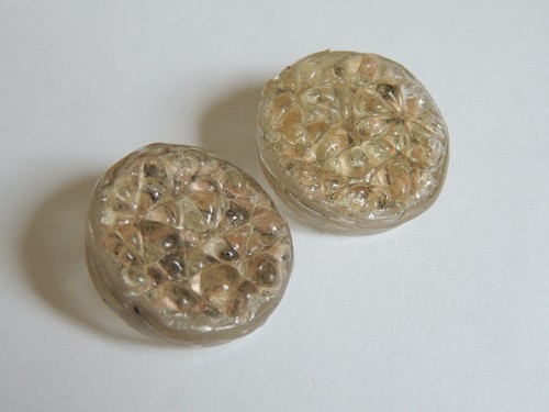 Boutons anciens résine - anciens, en