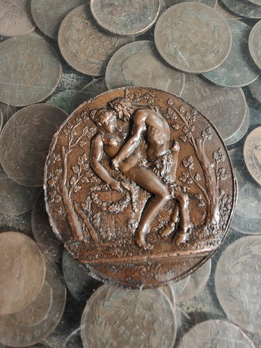 Médaille plaque - /,