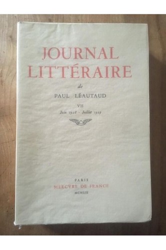 Journal littéraire tome - journal, littéraire,