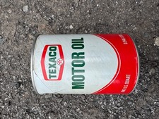 Vintage Texaco Motor Oil Tin
